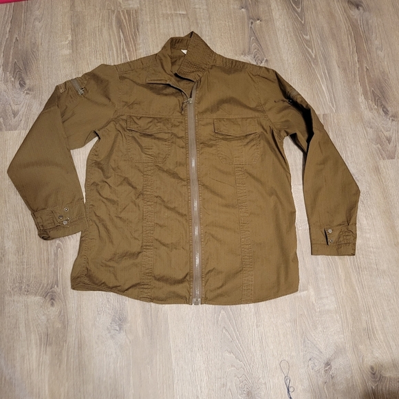 Calvin klein shacket/ light jacket full zip collared - Picture 1 of 14